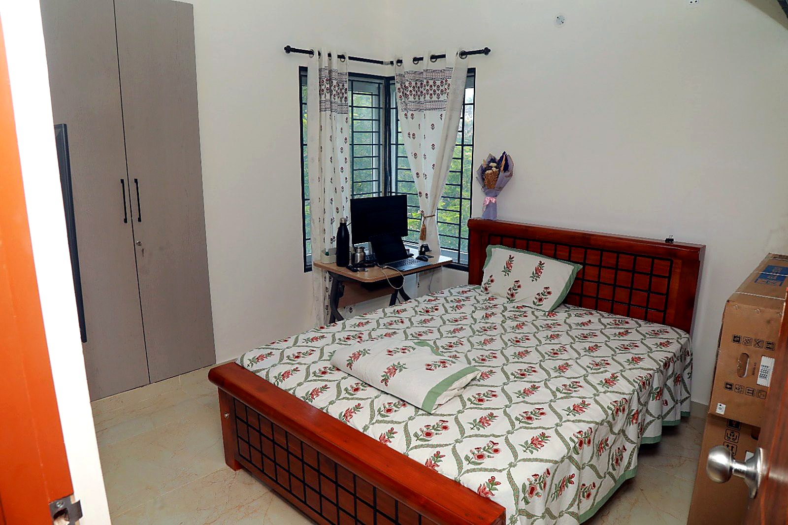 Furnished master bedroom